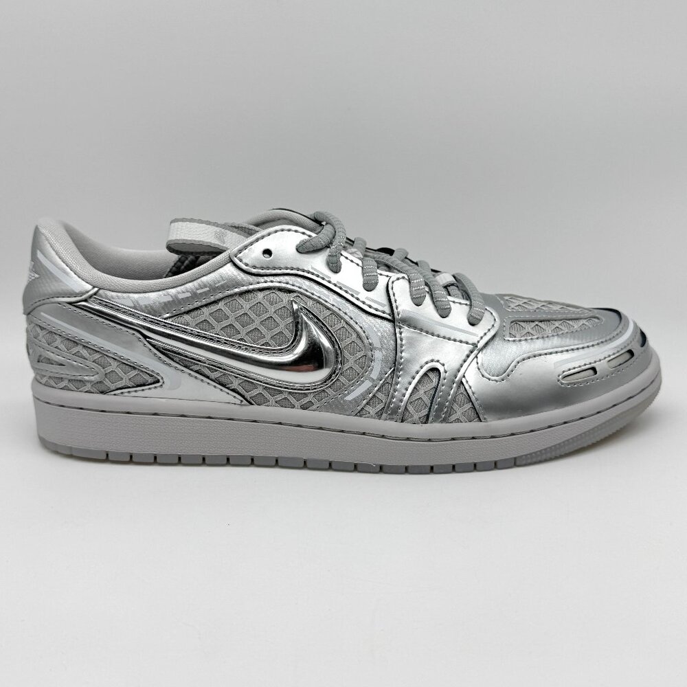 Air Jordan 1 Low Womens Method of Make V3 Silver Sz 10 New Shoes HQ2186-002